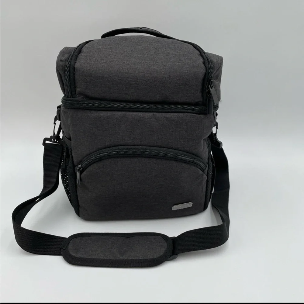 Teamoy Double Layer Breastmilk‎ Cooler Travel Bag with Ice Pack NWOT